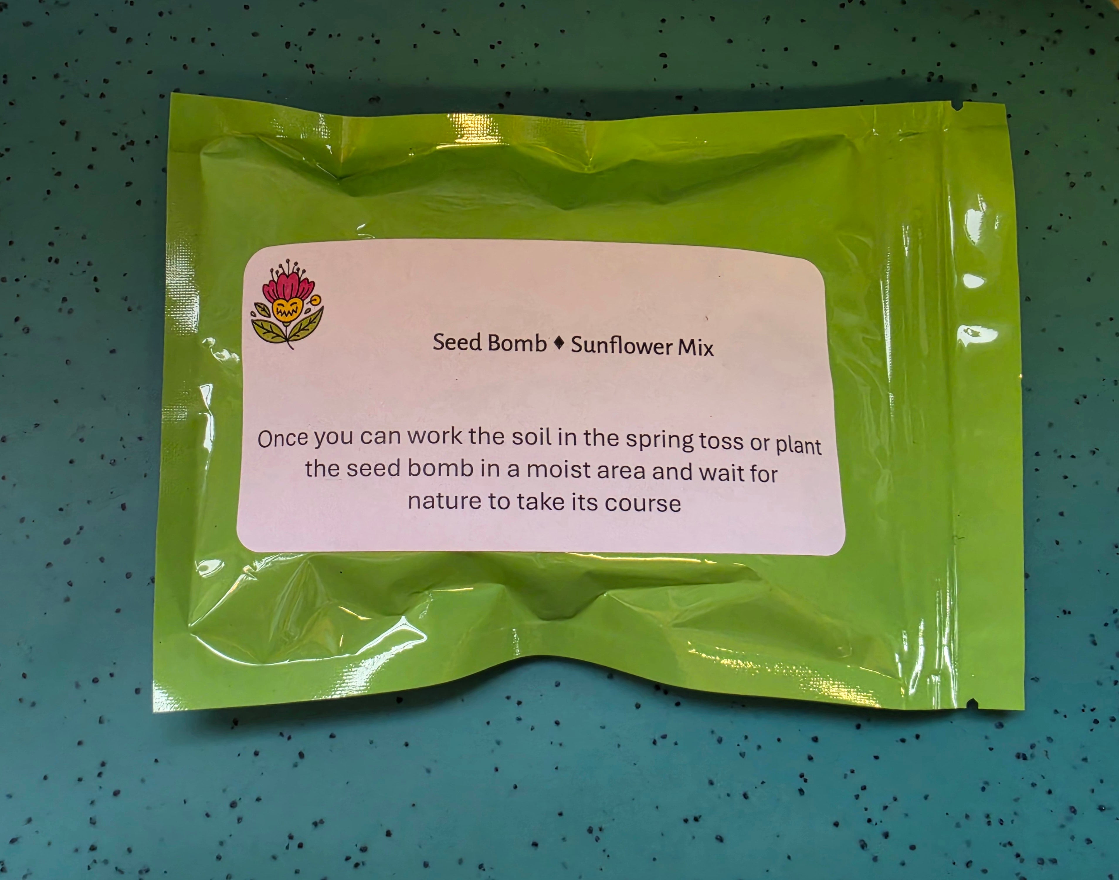 Sunflower Mix Seed Bomb